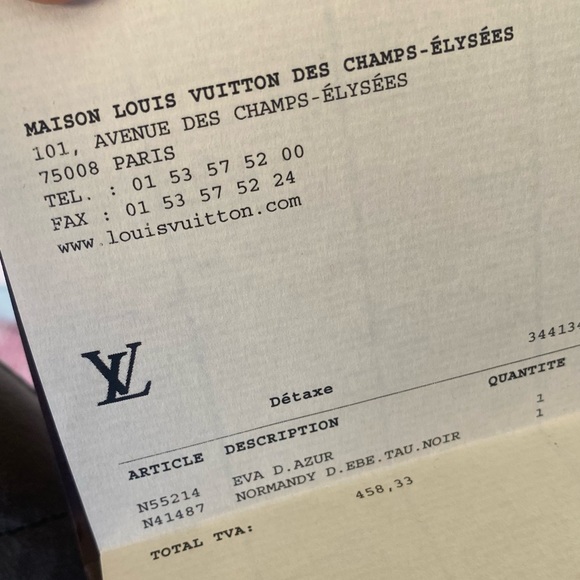 LOUIS VUITTON Normandy Damier Ebene Noir N41487 - Picture 14 of 14